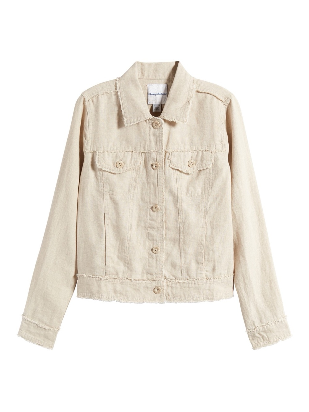 TOMMY BAHAMA Two Palms Linen Raw-Edge Jacket - Picture 2 of 16